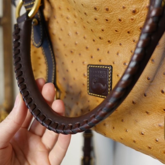 Dooney & Bourke Satchel- Vintage tan and brown - Picture 3 of 16